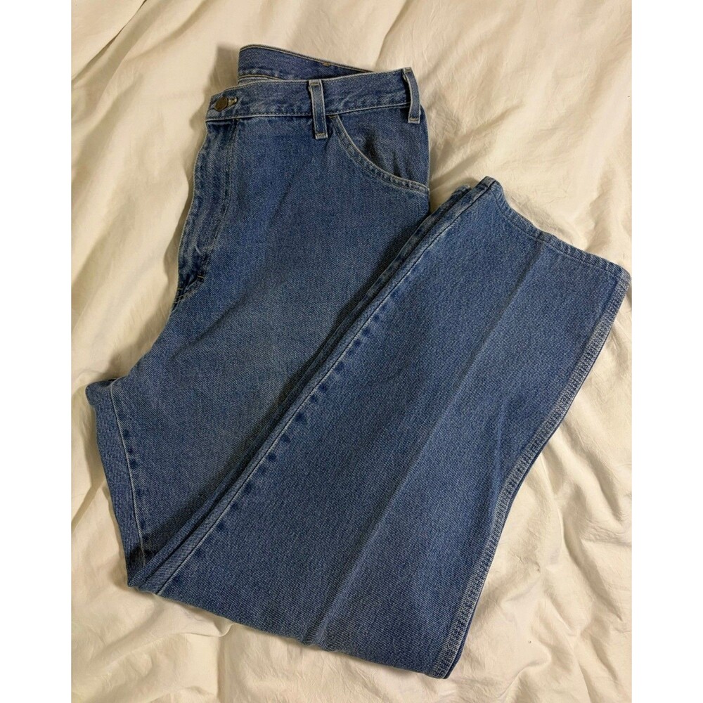 Dickies Carpenter Jeans Mens 38/32 Blue Denim Relaxed Fit Workwear Baggy Street